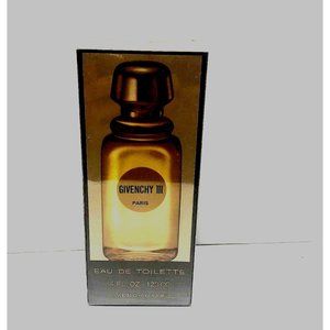 Givenchy III Paris Eau De Toilette 120ml / 4 FL. OZ. France Rare Vintage Sealed